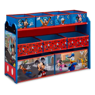 Delta Children Disney Mickey Mouse Deluxe Bin Design and Store Toy Organizer Greenguard Gold Cer