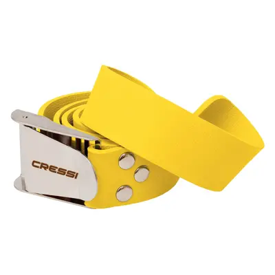 cressi Quick-Release Elastic Belt with Metal Buckle Yellow One Size