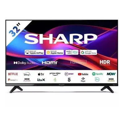 SHARP 1T-C32GD2725K Roku TV 32" Smart HD Ready HDR LED TV