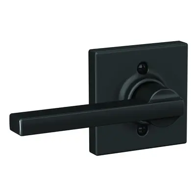 Schlage F170 LAT COL Latitude Lever with Collins Trim Non-Turning Dummy Door Handle Matte Black