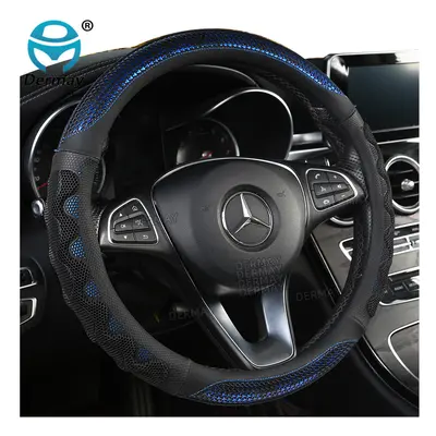 (Blue) Car Steering Wheel Cover Fashion New Cool Style 38cm Colors Durable