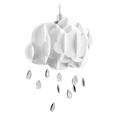 Pair of White Ceiling Pendant Shade