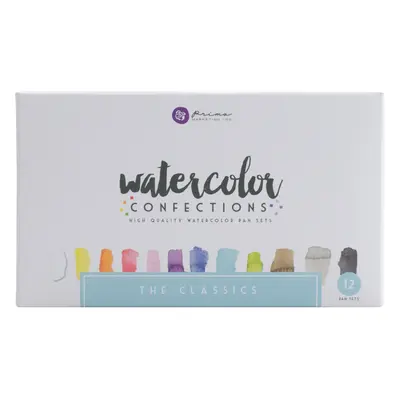 Prima Marketing Watercolor Confections Watercolor Pans 12/Pk-The Classics