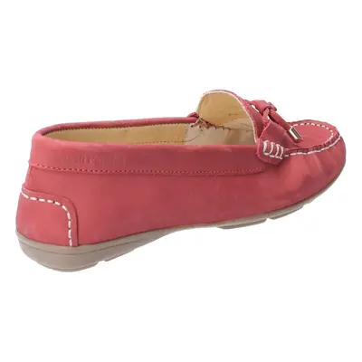 (Red, (Adults')) Hush Puppies Maggie Leather Women's Red Loafers