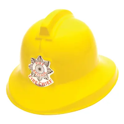 Official Forum BH079 Yellow Plastic Fireman Helmet Adult Hats