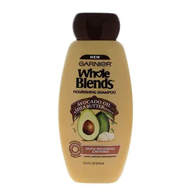 Garnier Whole Blends Nourishing Shampoo with Avocado Oil & Shea Butter Extracts 12.5 Fluid Ounce