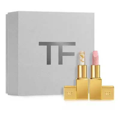 Tom Ford Soleil Lip Duo - Soleil Lip Blush (pink) and Sunlit Rose Lip Balm (rosy) Full Size.