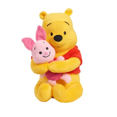 Disney Classics Lil Friends Winnie the Pooh and Piglet Plush Stuffed Animal Officially Licensed 