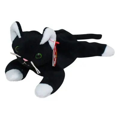 Ty Beanie Babies Zip The Black Cat with White Paws