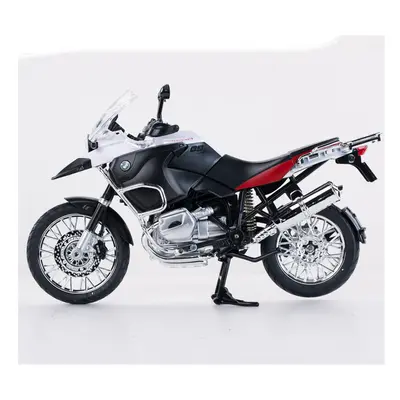 (White with box) 1:9 BMW R1200GS ADV Racing Motorcycles Simulation Alloy Motorcycle Model