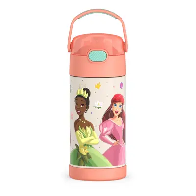 THERMOS FUNTAINER Water Bottle with Straw Ounce Princesses Kids Stainless Steel Vacuum Insulated