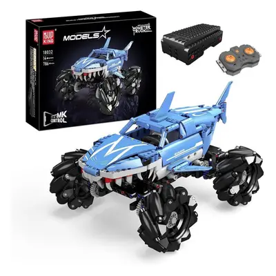 (18032) Mould King Technical Car Building Block Remote Control Megalodon Truck Model Toys Assemb