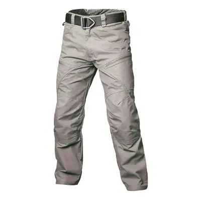 (khaki, M) Men&apos;s Cargo Pants Men Waterproof Stretch Ripstop Trousers Multi Pocket Military 