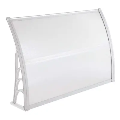 (White) Door Canopy Awning Shelter Canopy Outdoor Porch Shade