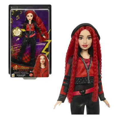 Mattel Disney Descendants: The Rise of Red Doll - Singing Red Doll with Movie-Inspired Clothes &