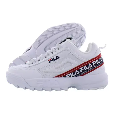 Fila Disruptor Ii Logo Tape Mens Shoes Size Color: All Pure White/N