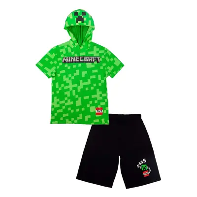 Minecraft Boy Shorts Green/Black