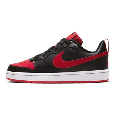 Nike Boy's Court Borough Low (Big Kid) Black/University Red/White