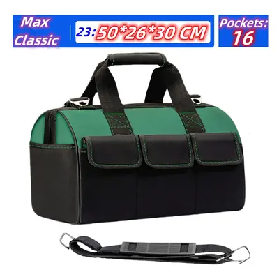 (23 inch Classic) Upgrade Heighten large capacity Tool Bag Thickened 1680D Oxford Waterproofed W