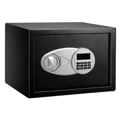 (14 Litres) Basic Steel Safe with Number Keypad - Stores Cash, Jewelry, ID