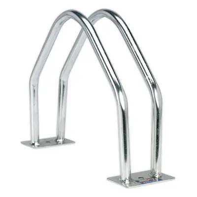 Heavy Duty Bicycle Rack - Single Bike Capacity - Galvanized Steel Construction