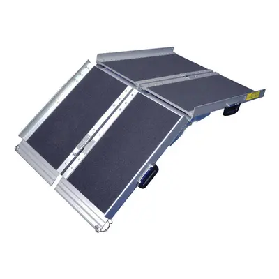 6ft Folding Suitcase Ramp - Robust Non Slip Surface - 272kg Weight Limit