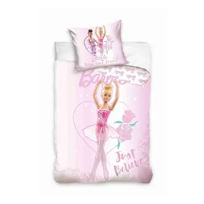 Barbie Ballerina Single Duvet Cover and Pillowcase Set - European Size