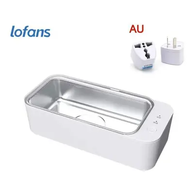 (white, AU Plug) Xiaomi Youpin Lofans Cs-602 Ultrasonic Cleaning Machine Box High Frequency Vibr