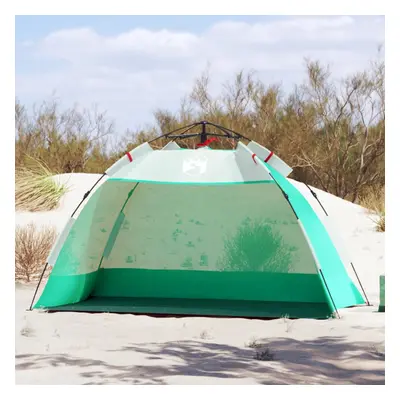 vidaXL Beach Tent 2-Person Sea Green Quick Release Waterproof