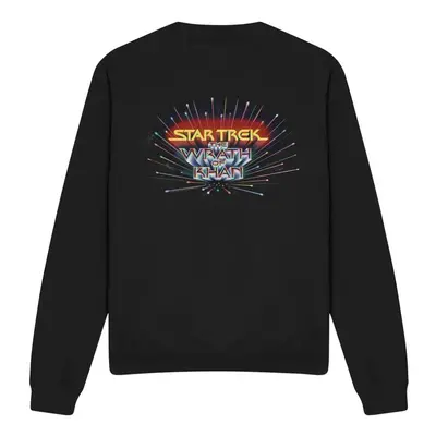 (XL, Black) Star Trek Unisex Adult Khan Logo Sweatshirt