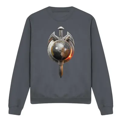 (S, Charcoal) Star Trek Unisex Adult Terran Empire Sweatshirt