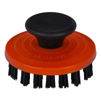 Le Creuset Nylon Cast Iron Grill Pan Brush 1/4 Inches Flame