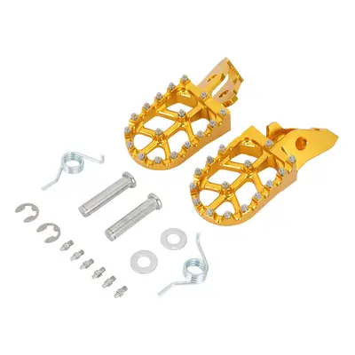 (Gold) Motorcycle Footpeg Footpedal Footrest Foot Pegs For Sur-Ron Surron Ultrabee Ultra Bee Off