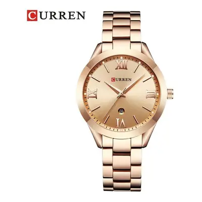 (rose gold) Curren Gold Watch Women Watches Ladies Steel Women&apos;s Bracelet Watches Female Cl