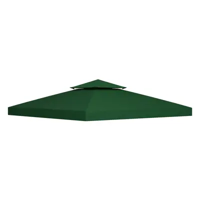 Outsunny 3(m) Tier Garden Gazebo Top Cover Replacement Canopy Roof Dark Green