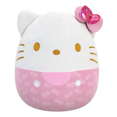 Squishmallows Original Sanrio 14-Inch 50th Anniversary Pink Embossed Hello Kitty - Official Jazw