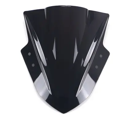 (Black) Motorcycle Windshield Windscreen For Kawasaki Ninja300 EX300