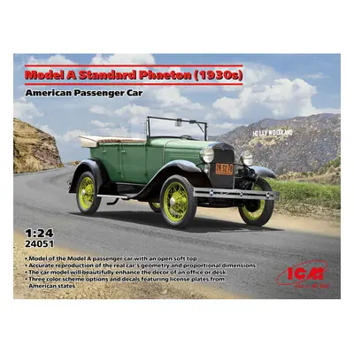 ICM24051 - ICM 1:24 - Model A Phaeton Car