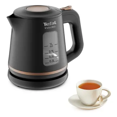 Tefal KI5338 Includeo Kettle | Capacity Litre | Non-Slip Handle | Easy to Read Water Level | 360