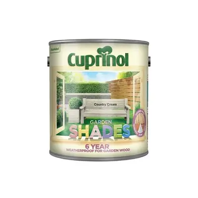 Cuprinol Garden Shades Country Cream 2.5 Litre