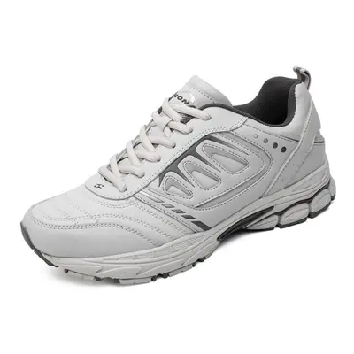 (light gray, 43) Bona New Style Men Running Shoes Ourdoor Jogging Trekking Sneakers Lace Up Athl