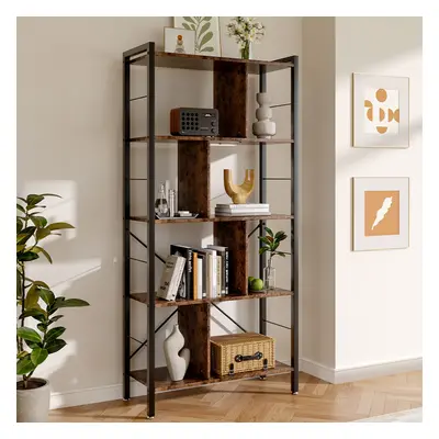 Industrial Style Tier Bookcase Metal Frame