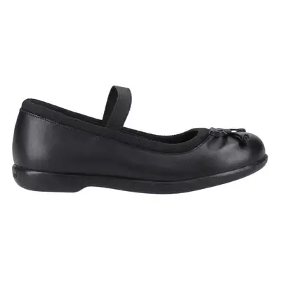 (UK 2, Black) Hush Puppies BETTY JNR Girls Shoes Black