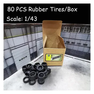 Model Car Rubber Tire Display Collection Metal Car Display Tools Size Version Selection 1:64, 1: