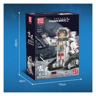 (red) Mould King Technical Remote Control Robot Rc Motorized Astronaut Robot Building Blocks Bri