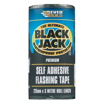 Everbuild Black Jack Flashing Trade Tape, Lead Look, mm x m