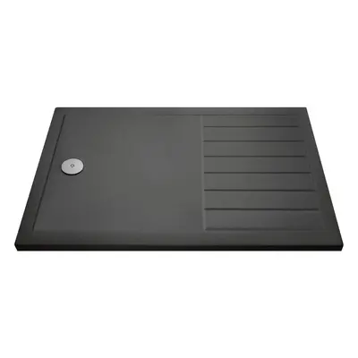 Premium Walk-In Shower Tray 1700mm x 700mm - Slate Grey