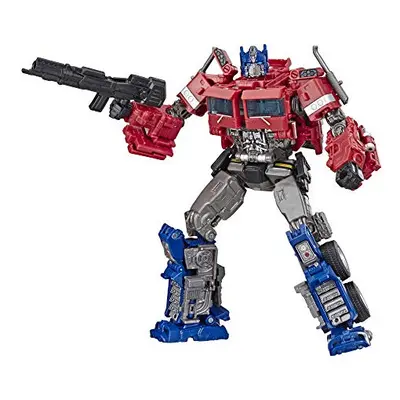 Transformers Toys Studio Series Voyager Class Bumblebee Movie Optimus Prime Action Figure - Ages