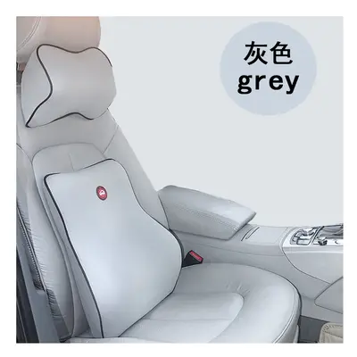 (set of grey) Car Accessories Travel Pillow Headrest Interior Cute Supplies Accessory