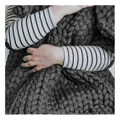 Knitted Weighted Blanket, Hand Made Knit, Blanket for Sleep Or Home Decor 80*100cm